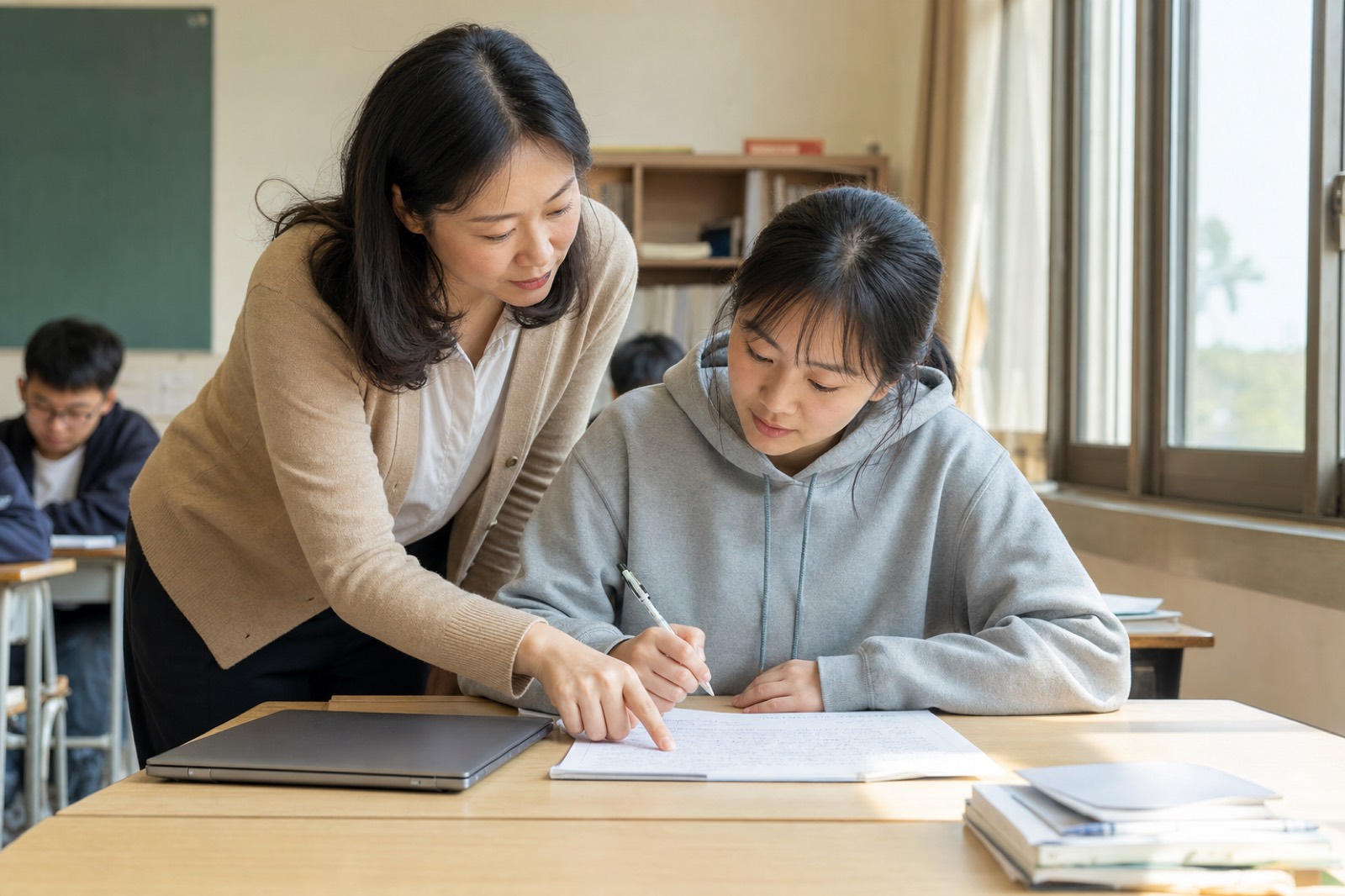 师生面批与终审示意
