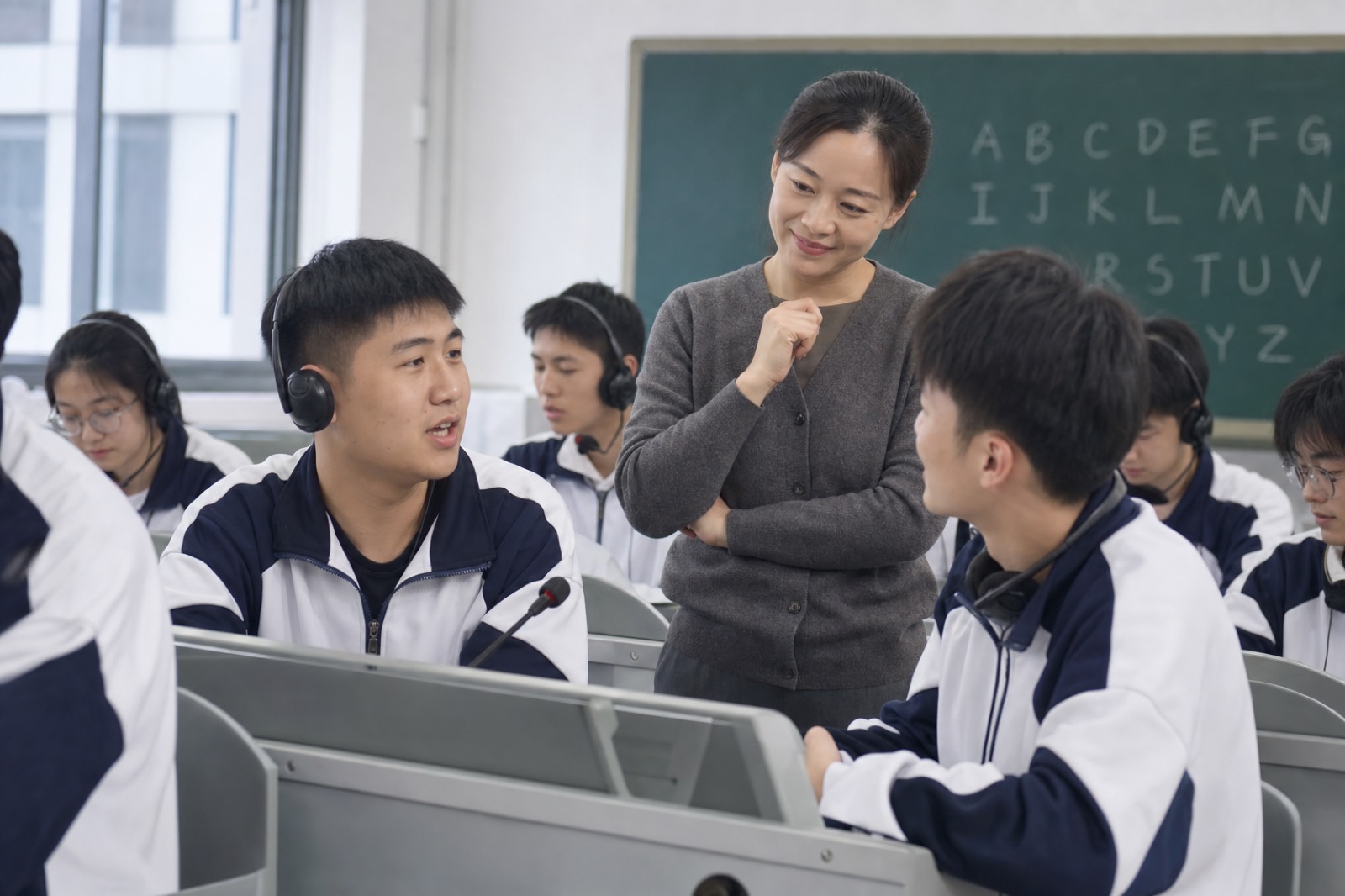 英语口语结对练习示意