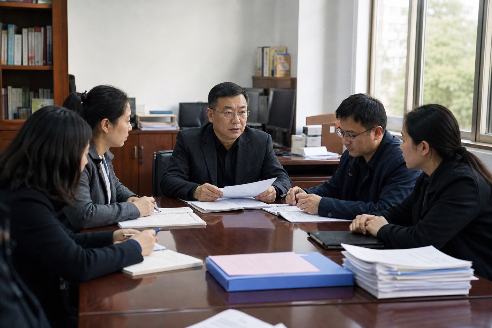 学校讨论 AI 使用规范示意