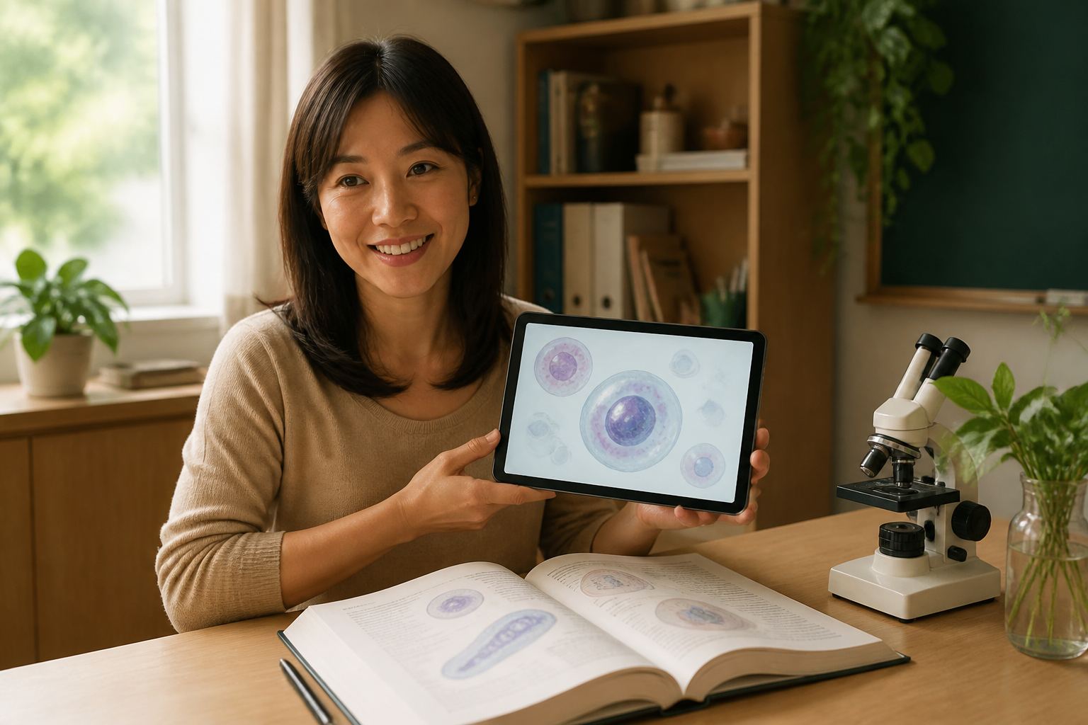 生物老师用 AI 备结构图