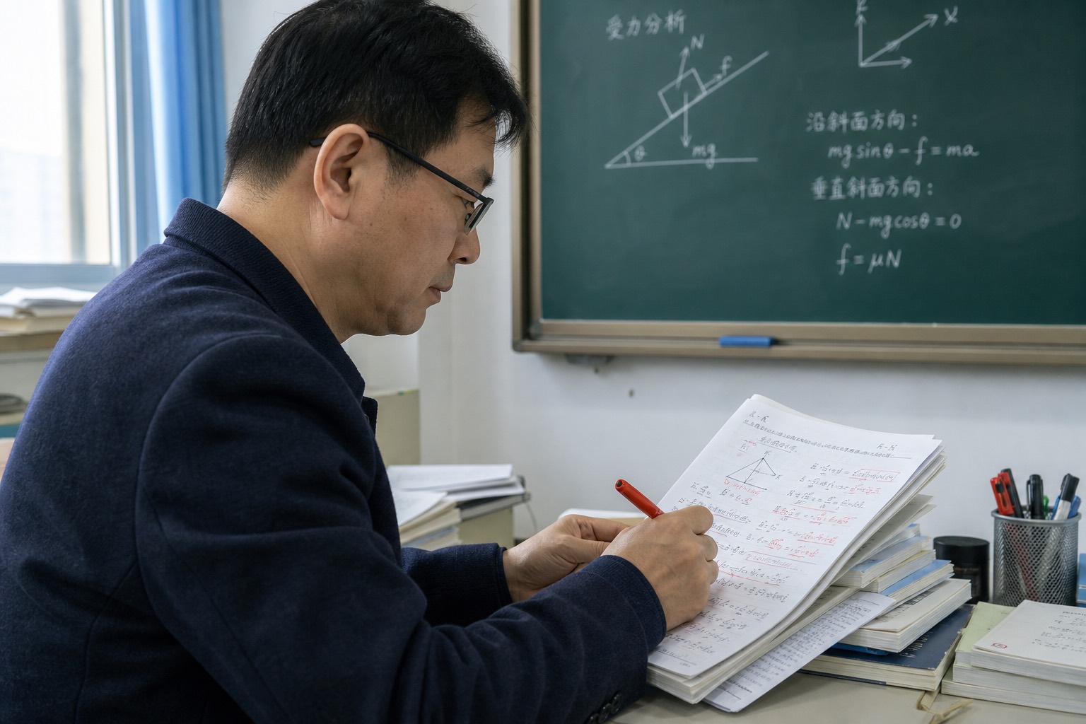 教师红笔手核说明稿