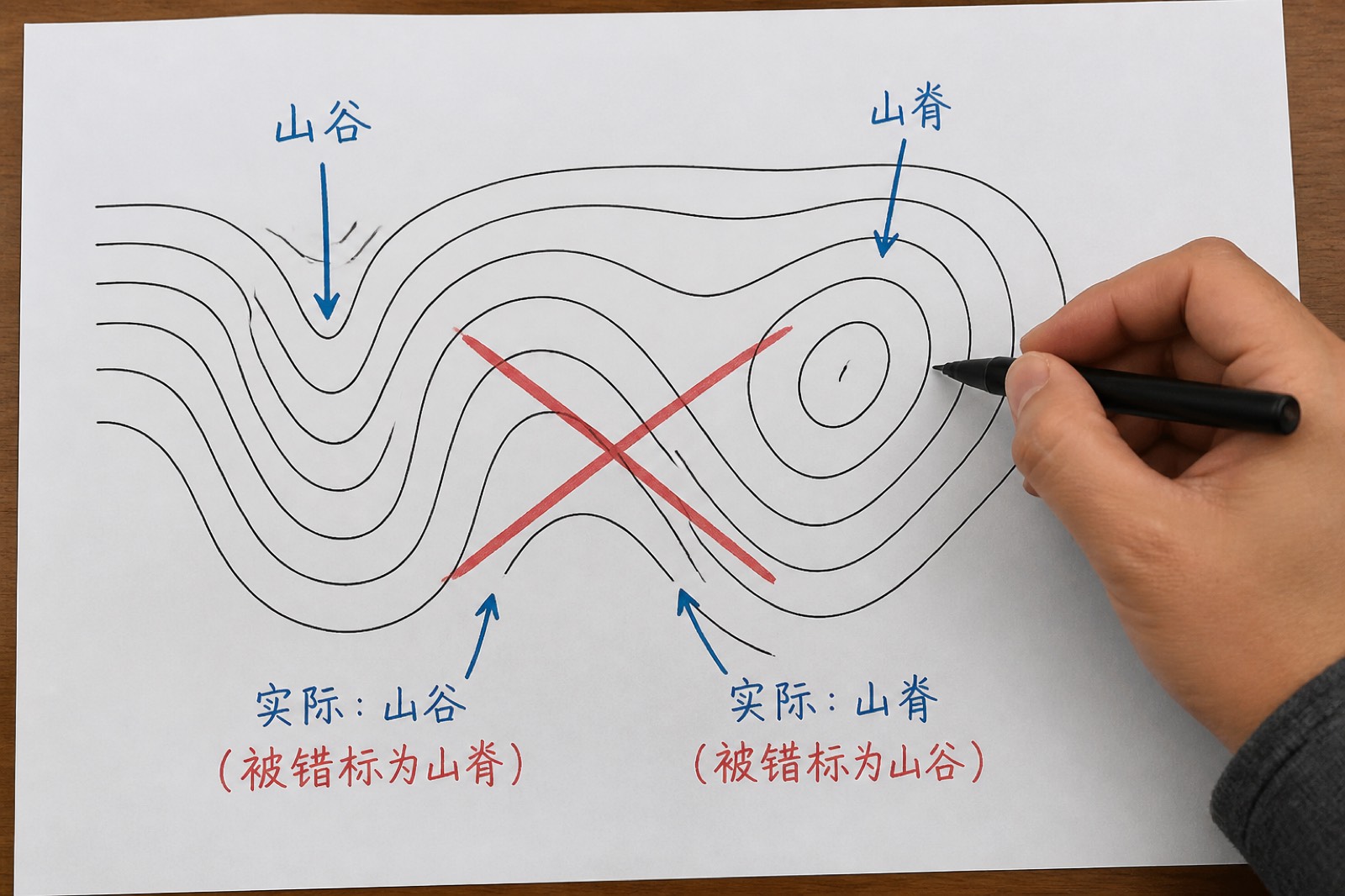 手核山谷山脊待核表