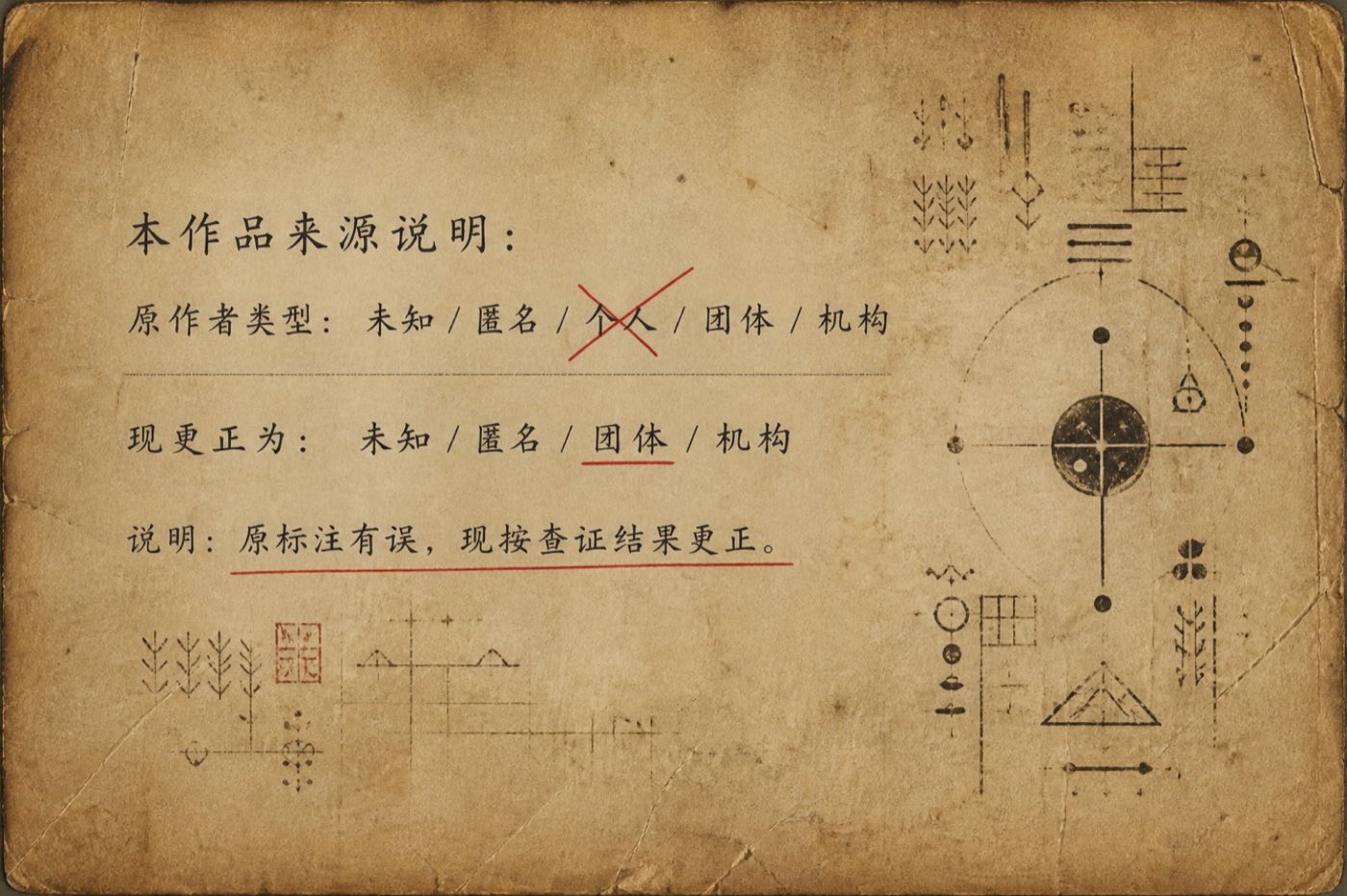 后人评论被误标为日记的红笔删改