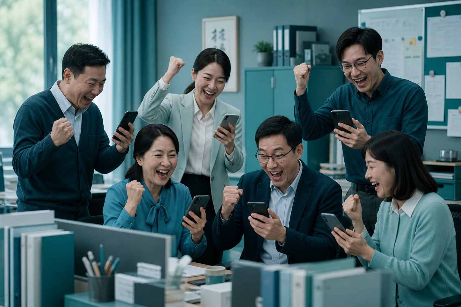 学校发放AI助教账号时的教师群