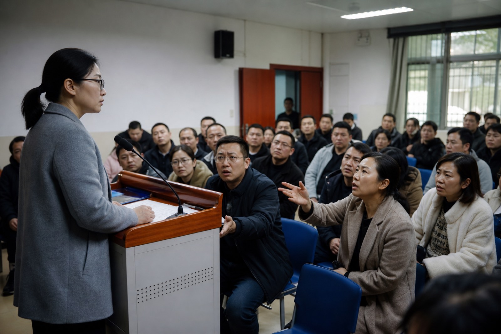 家长会发言稿草稿与手写承诺对照