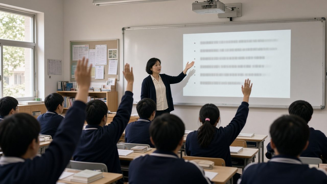 课堂导入提问投屏实拍
