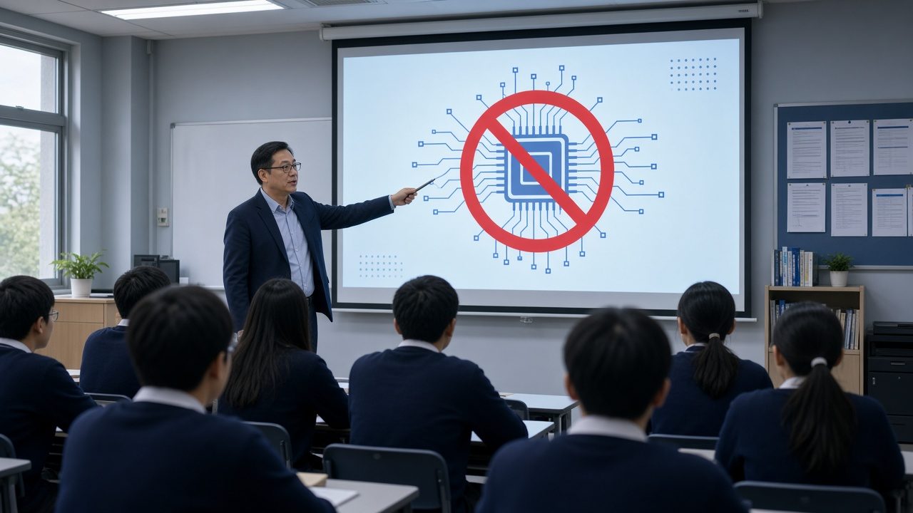 班会禁止学生使用AI的纪律页