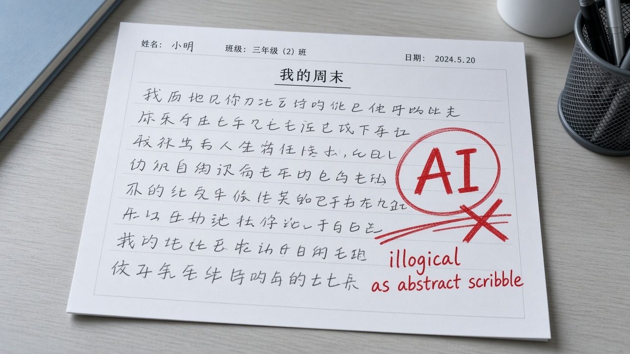 童真作文被标逻辑不清
