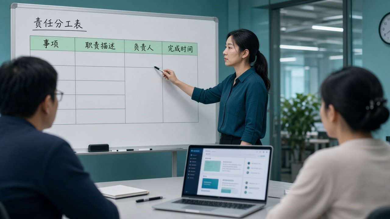 统一AI办公入口与空白发布责任人栏