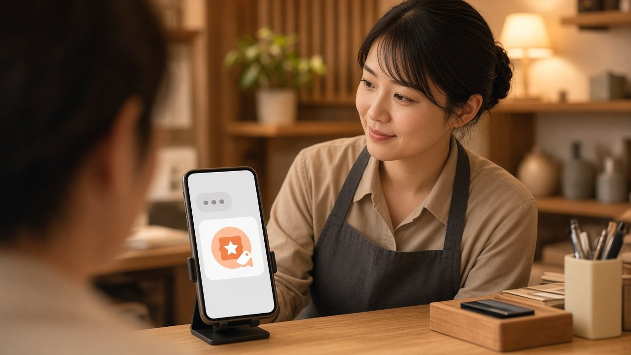 本店在推标识出现在客服对话框