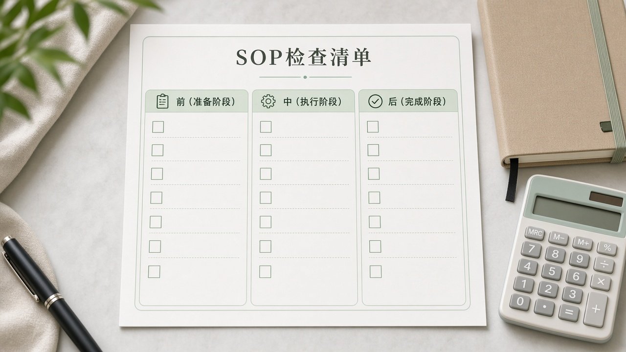 Token SOP一页清单三栏