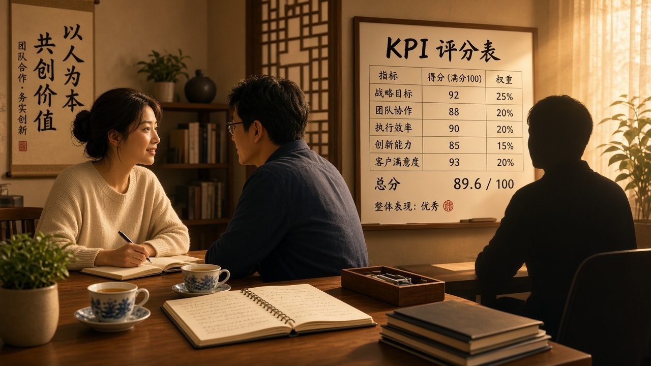 复盘笔记与考核表两用途对照