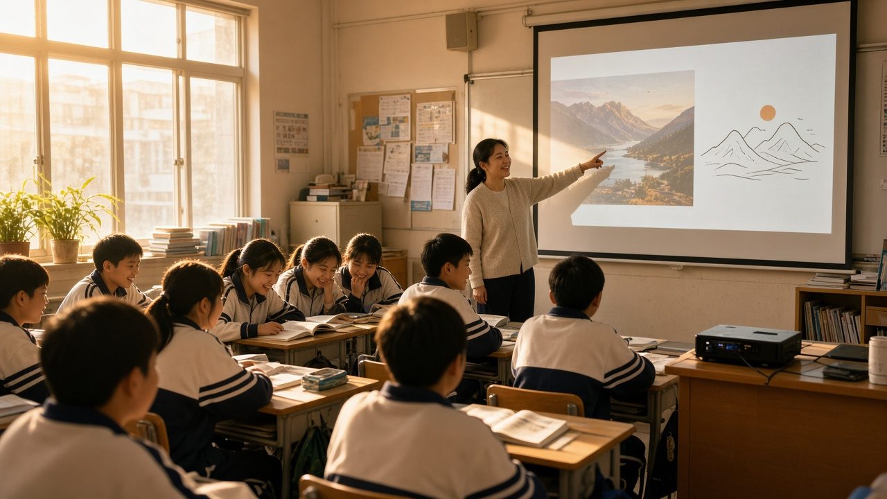 投屏穿帮学生起哄