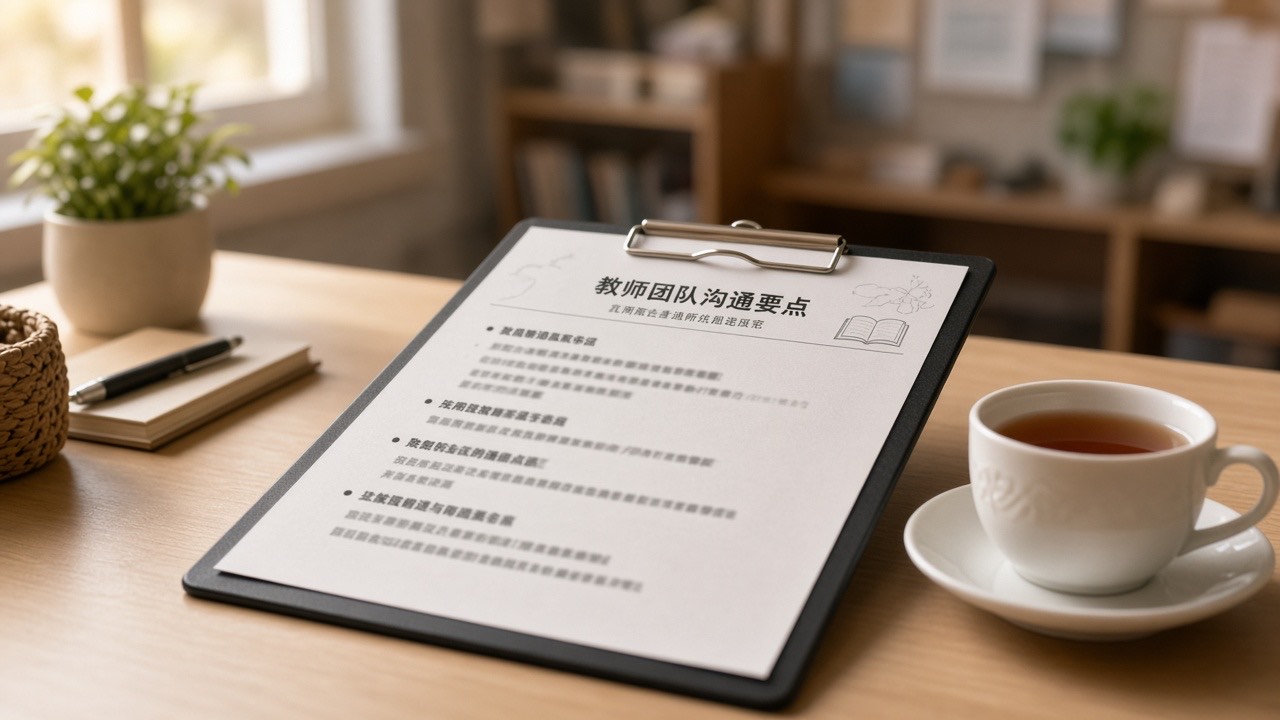 备课组口径一页纸
