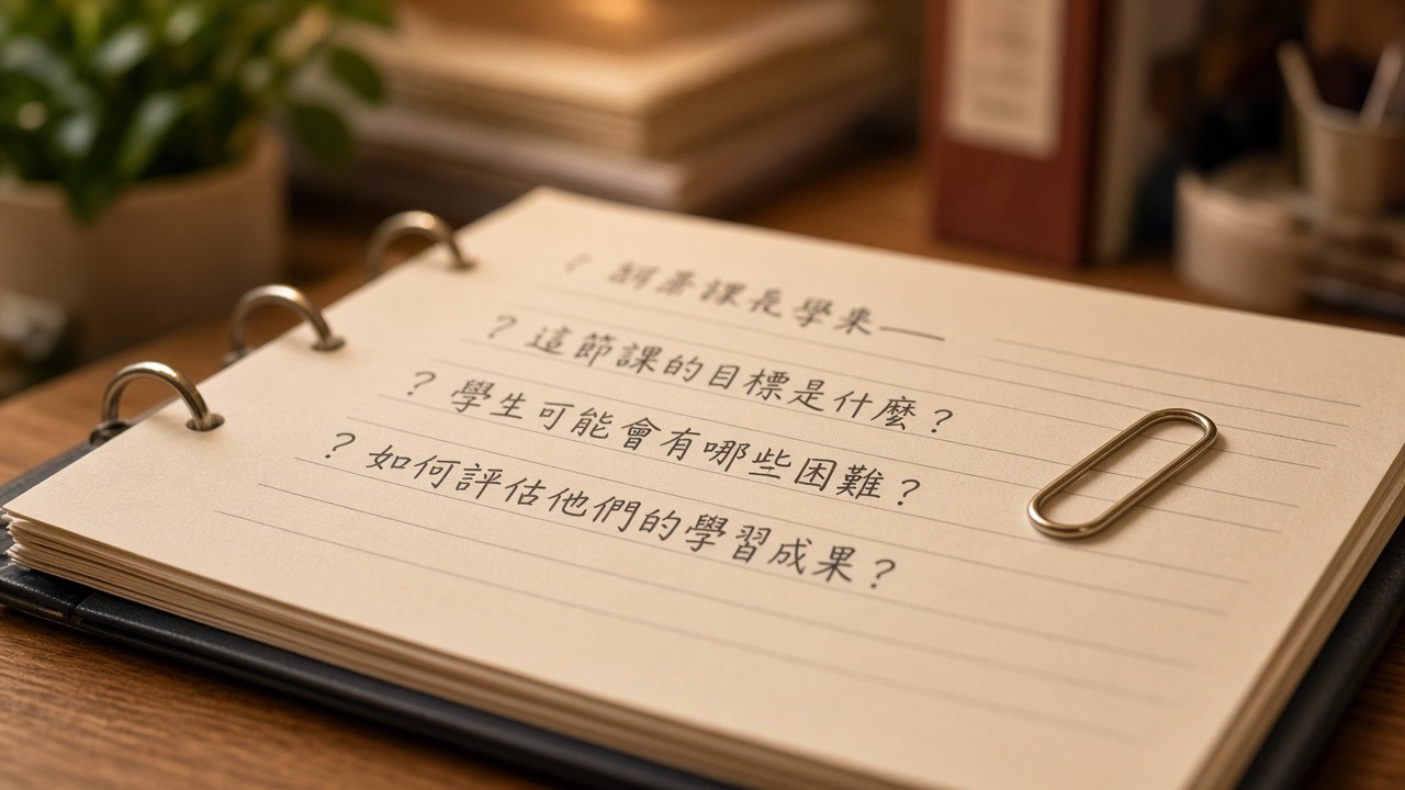 深度三问贴备课夹