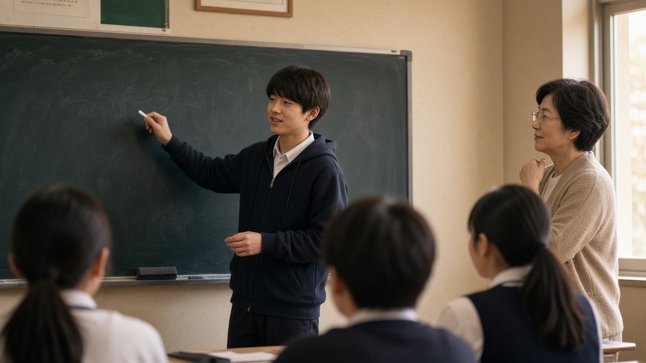 学生上讲台说题